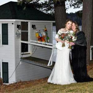 Eden Floral Applique Sparkly Wedding Dress